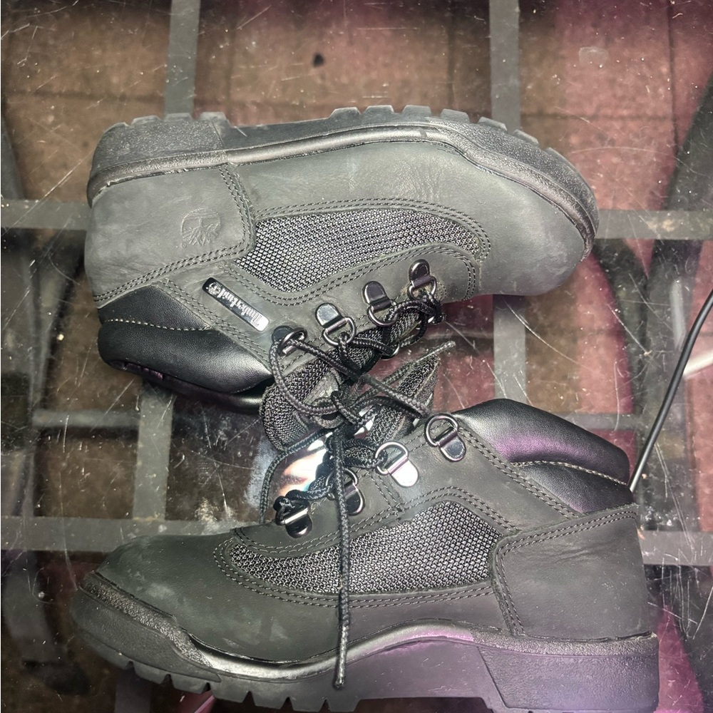Timberland Black Kids Hiking Boots